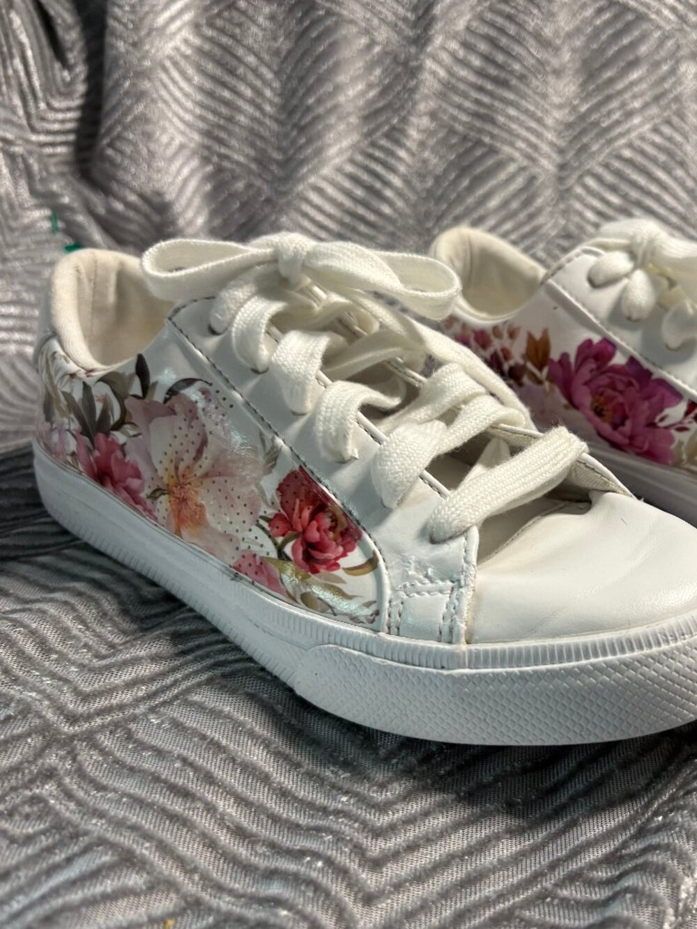Upcycled Floral Platform Sneakers | Tommy Hilfiger Shoes | Women’s 6